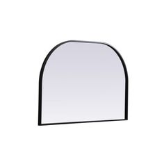 This wall mirror easily updates and brightens your space with a sleek design. It features a slim metal frame that surrounds the reflective glass, creating a clean and modern look. The wide shape comes in a variety of sizes to choose from, and it's softened by curved top corners, giving the mirror an elegant arched silhouette. This versatile piece complements a variety of decor styles, and it adds a sense of depth and extra light in any space – hang it in your entryway, bedroom, or living area. R Arch Wall Mirror, Arch Wall, Entryway Bedroom, Accent Mirrors, Joss And Main, White Metal, Wall Mirror, The Mirror, Mirror Decor