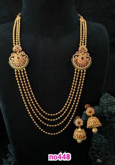 Ruby Haram, Indian Gold Necklace Designs, Indian Wedding Jewelry Sets, Antique Necklaces Design, Fancy Jewelry Necklace, Pretty Jewelry Necklaces