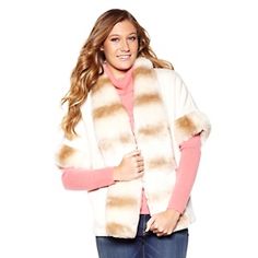 LUXE by Irina Faux Fur Cocoon Shrug at HSN.com Sweater Jacket, Pleated Skirt, Fur Coat, Faux Fur