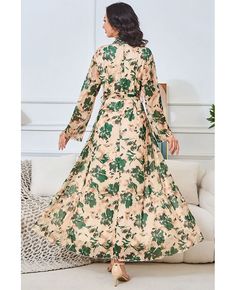 Get 10% off now! Buy vneck long sleeved muslim fashion dress for women at cheap price online. Free stable shipping and pro custom service since 2009. Elegant Long Sleeve Floral Print V-neck Dress, Elegant Long Sleeve V-neck Floral Dress, Modest Green V-neck Maxi Dress, Green V-neck Long Sleeve Dress For Fall, Green Long Sleeve V-neck Dress For Fall, Spring Long Sleeve Green V-neck Dress, V-neck Floral Print Dress For Eid, Green Long Sleeve Dress For Eid, Floral Print V-neck Dress For Eid