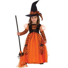 Rubie's Girls' Sparkle Witch Halloween Costume Kids Witch Costume, Witch Costumes, Witch Girl, Witch Halloween Costume, Theatre Costumes, Toddler Costumes, Halloween Fancy Dress, Fantasias Halloween, Witch Costume