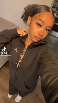 Curly Bun Medium Hair, Cute Quick Black Hairstyles, Hairstyles For Lightskins Girl, Slick In The Front Curly In The Back, Haïr Style Natural Hair, How To Slick Down 4c Hair, Natural Hair Styles Easy Short, Short Curly Hair Inspo Hairstyles, Baddie Natural Hairstyle Ideas