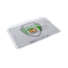 *PLEASE NOTE: Designed to hold 1 Standard Credit Card sized Badge or ID 3 Pack - Slim Heavy Duty Horizontal ID Badge Holders - Hard Plastic (Holds 1 Card) Clear Polycarbonate - Single CR80 30 Mil UV Protect Rigid Case w Easy Access Thumb Notch Dispenser by Specialist ID BUILT TOUGH FOR EVERYDAY USE - Polycarbonate ID Protector is Practically Unbreakable Compared to the Cheap PVC Models Available. These Last YEARS not Days. Rugged & Secure Top Attach Point Slot for Lanyards, ID Clips, and Bad Name Card Holder, Ticket Holders, Metal Ball, Retractable Badge Reel, Id Badge Holders, Clear Vinyl, Id Holder, Id Badge, Badge Holders Lanyard