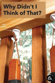 the cover of a book with an image of two cups hanging from a wooden railing