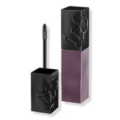 Vice Lip Bond Glossy Longwear Liquid Lipstick - Urban Decay Cosmetics | Ulta Beauty Urban Decay Vice Lip Bond, Best Black Lipstick, Raw Footage, Urban Decay Cosmetics, Shiny Lips, Purple Lips, Makeup Pro, Black Lipstick, Indie Sleaze