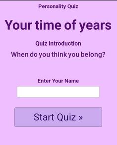 the quiz game is shown with an image of a person's name on it