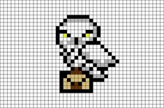 an image of a pixellated character holding a pumpkin in his hand, with yellow eyes