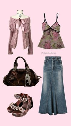 Y2k Inspired Outfit, 2000s Fashion, Mode Vintage, Look At You