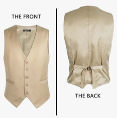 Alizeal Xl Khaki Men's Vest Brand New Cheap Khaki Vest For Men, Beige Sleeveless Semi-formal Vest, Cheap Beige V-neck Vest, Beige Sleeveless Single-breasted Vest, Groomsmen Vest, Suit Drawing, Tan Vest, Khaki Military Vest With Side Pockets, Quinceanera Dresses Gold