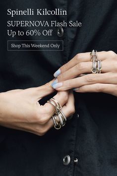 Shop one-of-a-kind pieces at unbelievable prices before they vanish! This weekend only - up to 60% off SUPERNOVA Flash Sale Collection Linked Rings, Luxury Jewelry Brands, Linking Rings, Downtown Los Angeles, Jewelry Brand, Friday Sale, Flash Sale, Black Friday Sale, Black Rings