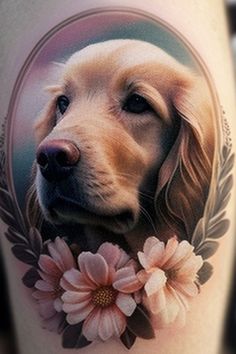 Meaningful Dog Memorial Tattoos for Men Memorial Tattoos For Men, Dog Memorial Tattoo, Pet Tattoo Ideas, Birthday Tattoos, Memorial Tattoo Ideas, Dallas Tattoo, Pet Memorial Tattoo