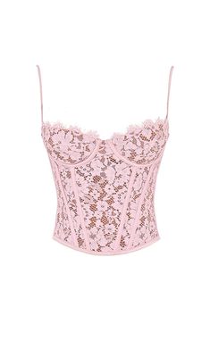 ROSE LACE UNDERWIRED CORSETProduct DescriptionThis ROSE LACE UNDERWIRED CORSET is a stunning piece of lingerie that combines romance and elegance. It is crafted from a delicate rose lace, woven with intricate flowers, and trimmed with the softest satin. The corset features a sweetheart neckline with lightly padded unde Mila Rose, Nyc Closet, Pink Corset, Rose Lace, Mode Ootd, Modieuze Outfits, Instagram Foto, Dream Clothes, Looks Vintage