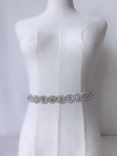 Iron-on Crystal Applique Bridal Crystal Trim Rhinestone Belt | Etsy Silver Adjustable Belt With Rhinestones, Party Crystal Bridal Accessories With Sashes, Silver Crystal Bridal Belt For Wedding, Adjustable Bridal Belt With Rhinestones And Crystal, Adjustable Crystal Bridal Belt With Rhinestones, Adjustable Rhinestone Bridal Accessories For Wedding, Adjustable Silver Crystal Bridal Belt, Crystal Bridal Belt With Rhinestones For Wedding, Silver Sashes For Bridal Party Accessories