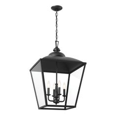 The Dame 4 light foyer pendant refreshes the traditional lantern. Its oversized Textured Black hood, elegant details, and candlestick lights through Clear Glass panes infuse old-world charm into your space. Kichler Dame 4-Light Textured Black Farmhouse Clear Glass Lantern Large Hanging Pendant Light | 52475BKT Foyer Pendant Lighting, Glass Panes, Vintage Lanterns, Kichler Lighting, Foyer Pendant, Glass Lantern, Lantern Pendant, Hanging Pendant Lights, Modern Ceiling Light