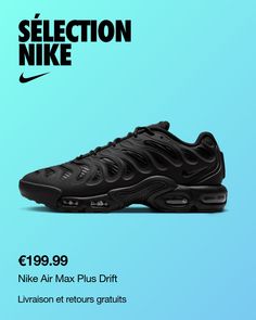 Revendique ton côté rebelle avec la Air Max Plus Drift. Mesh respirant. Amorti phénoménal. Lignes ondulées inspirées par la nature. C'est le combo rêvé entre confort et style edgy. Avantages:Empeigne en mesh et matières synthétiques pour plus de respirabilité et de résistance.Cette chaussure maintient le pied au niveau de la voûte plantaire. Sa structure inspirée d'une queue de baleine invite les codes de la plage au cœur de la ville.Les lignes de la légendaire cage en plastique rappellent les … Nike Looks, Nike Air Max Plus, Shoe Brands, Nike Air Max, Casual Wear