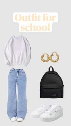 Rentrée scolaire 🫶🏻 Back To School Outfits Middle School 6th Grade, Tuesday Outfit School, Cute Middle School Outfits 6th Grade, Cute Outfits For School Middle, Outfits For 6th Grade, Trendy Outfits For School, Back To School Outfits Ideas