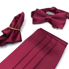 You can make a stylish touch to your team with the Bowtie-Belt-Handkerchief Set, which is made of high quality dupont satin fabric. Adjustable size Unusual clip system used Elegant Solid Color Wedding Sets, Elegant Fitted Bridesmaid Sets, Fitted Satin Tie For Wedding, Elegant Sets With Bow Tie For Wedding, Elegant Wedding Sets With Bow Tie, Fitted Tuxedo With Satin Bow For Wedding, Classic Wedding Sets With Ties, Fitted Tuxedo With Bow Tie For Wedding, Red Wedding Suit And Tie Accessories