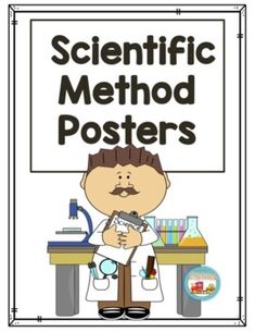 a poster with the words scientific method posters