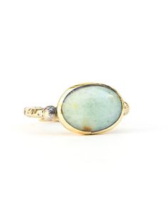 This aqua stone and brass adjustable ring features a beautiful green chalcedony stone encapsulated in pure brass. This product is made fair trade in Chile from 100% recycled materials. Witchy Lifestyle, Aqua Stone, Fair Trade Jewelry, Chalcedony Stone, Chalcedony Ring, Green Chalcedony, Eco Friendly Jewelry, Aqua Chalcedony, Ethical Jewelry