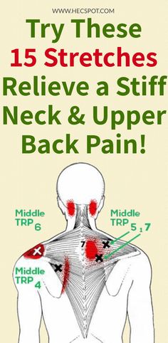 Are You Sick and Tired of Struggling with a Back Pain? Tight Shoulders, Back Stretches For Pain, Stiff Neck, Upper Back Pain, Neck Pain Relief