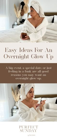 Self care is something that is constantly overlooked, but it can truly work wonders! Both your mental health as well as your overall confidence will have a boost with these tips for an overnight glow up! These are all super easy ideas that will have you feeling pampered and amazing overnight. How To Pamper Yourself, 30s Skincare Routine, 30s Skincare, Pedicure Soak, Improve Lifestyle, Glow Up Plan, Overnight Skin Care