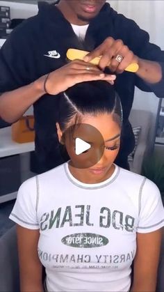 Ponytail Designs For Black Women, Cute Short Ponytail Hairstyles, Ponytail With Bump On Top, 4c Natural Hairstyles Ponytail, 3 Part Ponytail Hairstyles, Simple Braid Ponytail, Simple Weave Ponytail Hairstyles, Ponytail Protective Style, Short Braid Ponytail