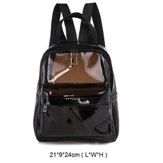 Main Material: PVCOrigin: CN(Origin)Technics: EmbossingGender: WOMENBackpacks Type: SoftbackCapacity: 20-35 LitreInterior: Interior Slot PocketHandle/Strap Type: Soft HandleItem Type: BackpacksDecoration: NONEClosure Type: zipperRain Cover: YesExterior: Open PocketCarrying System: TCSModel Number: backpackLining Material: PVCStyle: CasualPattern Type: Solidbackpack: women backpackstorage bag: students supplies Clear Bookbag, Transparent Backpack, Clear Backpacks, Shoulder Bag For School, Clear Stadium Bag, Clear Backpack, Jelly Bag, Sequin Bag, Student Bag