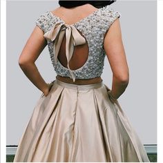 Worn One Includes Mesh Petticoat Champagne Pink In Color Gorgeous Lehenga, Two Piece Evening Dresses, Saree Blouse Neck Designs, Lehenga Blouse Designs, Prom Dresses With Pockets, Prom Dresses Two Piece, Designer Saree Blouse Patterns, Lehenga Blouse, Saree Blouse Designs Latest