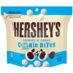 hershey's cookies n'creme cookie bites with white chocolate and sea salt