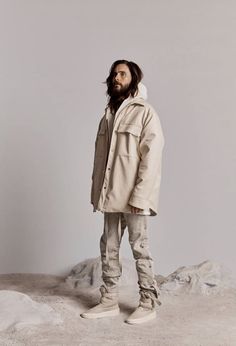 Jared for Fear of God- Sixth Collection 2018-2109 Fear Of God Jeans, Fashion Jeans Outfit, Techwear Fashion, Mens Fashion Jeans, Fear Of God, Jeans Outfit, Jared Leto, Fashion Show Collection, Fashion Photoshoot