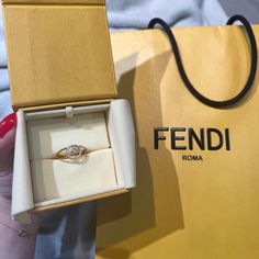 Fendi Ring “F Is Fendi Ring” Gold Colored Ring Size L Worn Once Open To Offers Original Price 320 Fendi Jewelry, Fendi Ring, Large Rings, Gold Color Ring, Large Ring, Ring Color, Color Ring, Ring Gold, Womens Jewelry Rings