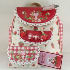 Melanie Martinez Backpack, Strawberry Shortcake Bag, Strawberry Shortcake Stuff, Strawberry Wallet, Strawberry Backpack, Strawberry Purse, Lunchbox Bag