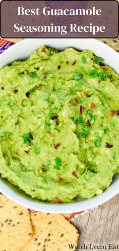 DIY Guacamole Seasoning Recipe Guacamole Seasoning Mix Recipe, Guacamole Seasoning Recipe, Homemade Guacamole Seasoning, Diy Guacamole, Guacamole Seasoning, Mexican Appetizers Easy, Guacamole Dip Recipes, Mexican Appetizer, Quick Guacamole