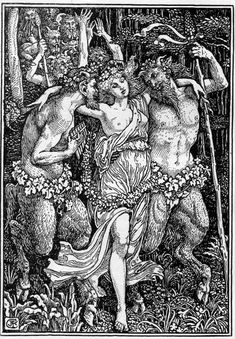 Book Illustration for The Faerie Queene by Walter Crane, 1845-1915    pen and ink drawing  Illustration Faery Queen, Traditional Witchcraft, Walter Crane, Arte Sketchbook, Ex Libris, Ink Pen Drawings, Green Man, Book Illustration, In The Woods