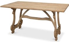 Weathered Provence Dining Table - Belle Escape Driftwood Dining Table, French Country Dining Table, Country Dining Tables, French Country Furniture, Driftwood Finish, French Country Dining, French Table, Trestle Dining Tables, Aging Wood