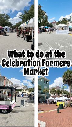 what to do at the celebration farmers market