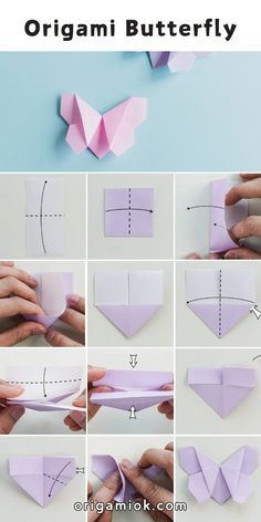 how to make an origami butterfly