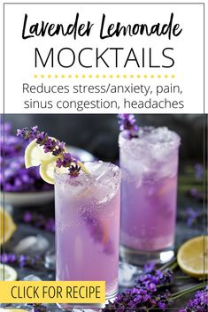 Homemade Lavender Lemonade Recipe Lavender Lemonade Recipe Easy, Lavendar Recipe, Lemonade Mocktail Recipe, Fancy Lemonade, Lavender Ideas