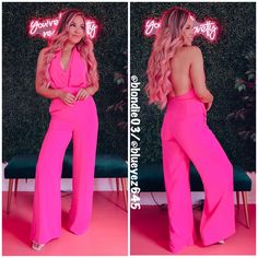 This Is The Holding On Flare Halter Jumpsuit In Pink By Do+Be In Size Medium. This Jumpsuit Is Brand New With Tags! Thanks For Looking!! Flirty Jumpsuits And Rompers For Date Night, Fitted Pink Pantsuit For Summer, Pink Party Jumpsuits And Rompers, Summer Pink Party Pantsuit, Pink High-waist Jumpsuits And Rompers For Party, High Waist Pink Jumpsuit For Party, High-waist Pink Jumpsuit For Party, Pink High-waist Jumpsuit For Party, Chic Pink Jumpsuits For Night Out