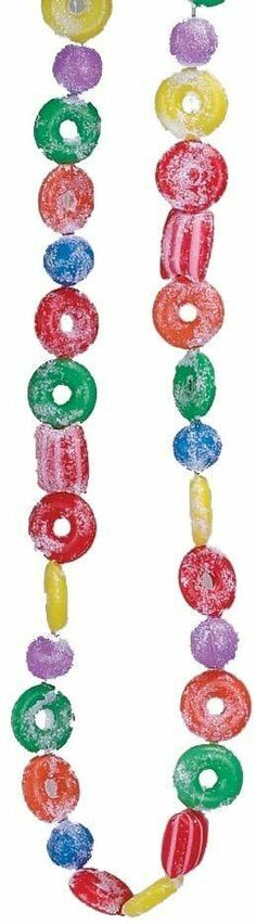 a multicolored beaded necklace with beads