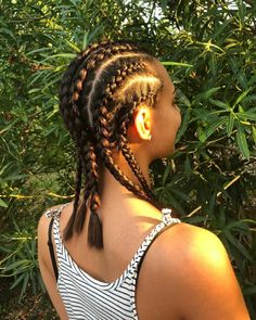 Trança boxeadora em cabelo curto: 40 ideias para arrasar no penteado Boxer Braids, Braided Hairstyles Tutorials, Trending Hairstyles, French Braid, Braid Styles, Box Braids, Hair Looks, Hair Tutorial, New Hair