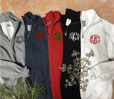 I love sweatshirt weather, and there is nothing better than a comfy roomy sweatshirt that you can pull on over anything. The great thing about this monogrammed sweatshirt is that it looks like you styled up for the occasion when actually its like wrapping yourself in your best friend. These cotton poly blend sweatshirts are roomy and come sized small-xxl They are unisex so they run a little on the big side. Choose your sweatshirt color and monogram style from the drop down menu. Choose your mono Monogrammed Sweatshirt, Organization Logo, Monogram Sweater, Hello Kitty Shop, Monogram Sweatshirt, Love Sweatshirt, Womens Sweatshirts, Bleach T Shirts, Monogram Shirts