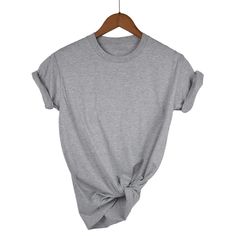 Women Plain Cotton Summer T Shirts Basic Short Sleeve T-shirt For Summer, Basic Summer T-shirt, Gray Relaxed Fit Tops For Summer, Heather Grey Cotton T-shirt For Summer, Trendy Heather Grey Cotton T-shirt, Summer Cotton T-shirt Solid Color, Summer Solid Color Cotton T-shirt, Summer Cotton T-shirt In Solid Color, Basic Solid Summer Shirt