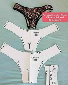 the cut out pattern is shown with measurements