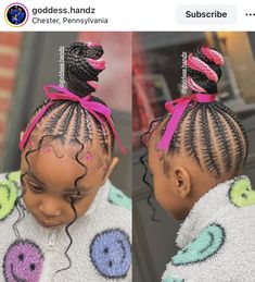 Braids Into Ponytail, Alicia Keys Braids, Mixed Girl Hairstyles, Braids Kids