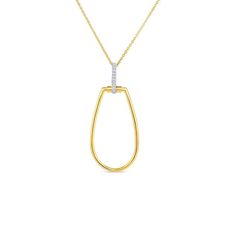 Classique Parisienne Long Pendent 32 necklace on 18k yellow gold chain Italian Jewelry Designers, Roberto Coin Jewelry, 32 Necklace, Roberto Coin, Italian Jewelry, Long Pendant, Yellow Gold Pendants, Silver Spring, Oval Pendant