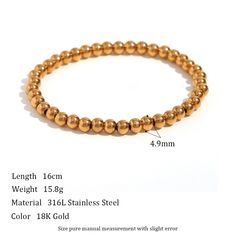 Material: Stainless Steel Fashion Element: Round Style: Fashion OL Elastic Bead Bracelet, Retro Bracelet, Shape Geometric, Pendant Watches, People Women, Stainless Steel Plate, Steel Plate, Bracelet Silver, Bead Bracelet