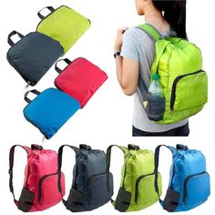 Ultralight (0.2lb) Roomy (20l): Lightweight, Easy To Carry And Keep Things Organized. A True Space Saver. The Hiking Backpack Can Easily Hold Up 14” Laptop, Ipad, Phone, Clothes, Books, Keys, Makeup, Etc. Foldable: The Backpack With Fold Size 9.1x5.5x0.4inch/23x14x2cm And Unfold Size 16.5x12x6.3inch/42x30.5x16cm. Stuff The Bag Into Its Own Pocket For Storage And Fold It After Use. Multipurpose: Versatile Little Hiking Daypack Features One Zip Main Compartment, One Front Zip Pocket And Two Mesh S Cheap Yellow Versatile Shoulder Bag, Cheap Sports Mesh Backpack, Cheap Nylon Sports Shoulder Bag, Cheap Packable Nylon Travel Accessories, Cheap Nylon Shoulder Bag With Laptop Compartment, Cheap Orange Shoulder Bag For On-the-go, Cheap Nylon Sports Backpack, Cheap Nylon Sports Travel Bag, Cheap Sporty Travel Bag For Sports