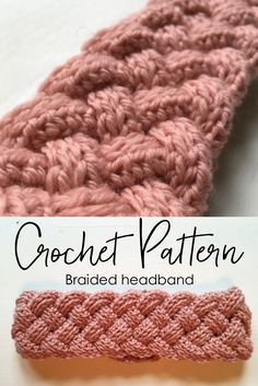 the crochet pattern for braided headbands