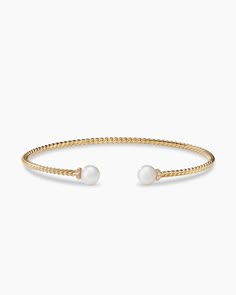 Solari Cablespira Bracelet in 18K Yellow Gold with Diamonds, 2.3mm Wag Dr, David Yurman Bracelet, Preppy Jewelry, Jewelry Accessories Ideas, Dope Jewelry, Women's Bracelets, Rare Gemstones, Girly Jewelry, Dream Jewelry